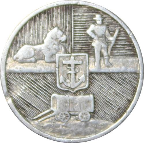 1892 Z.AR. : 5 Shillings :  DOUBLE SHAFT in Circulated Coinditions, RIM NICKS M4.327. As per Photo.