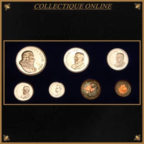 1968 REPUBLIC of S.A.: SHORT PROOF SET.  As per Photo.