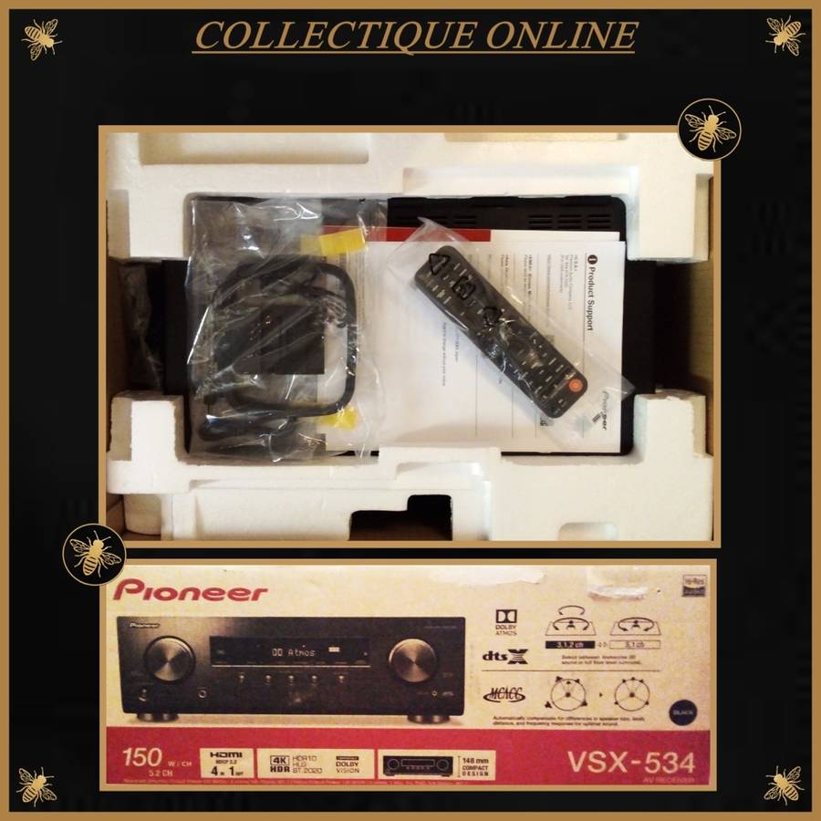 Pioneer : VSX-534 : 5.2 Channel AV Receiver (AMP) : it is almost brand new. As per Photo.