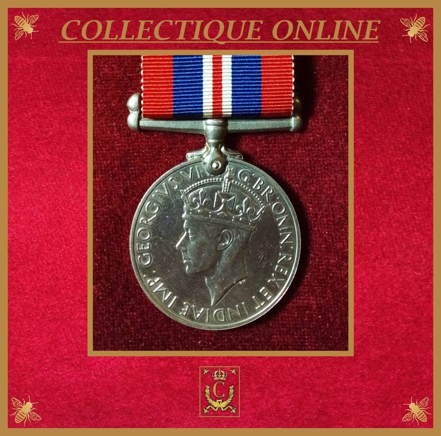 United Kingdom  : War Medal  : To 235592   G. A. SALMOM  : WW II. Descrp. Bellow.