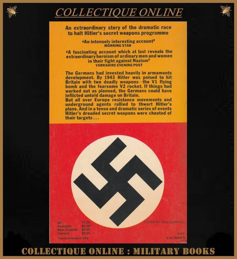 HITLER`S LAST WEAPONS :  By JOZEF GARLINSKI  : Second Hand Book (Soft Cover).