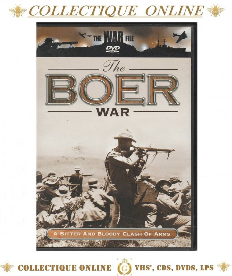 EXCELLENT  DVD :  THE BOER WAR - A BITTER AND BLOODY CLASH OF ARMS  As per Photo.