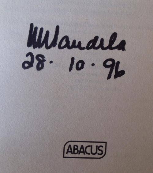 MANDELA SIGNED - LONG WALK TO FREEDOM BOOK - SIGNED AND DATED + CERTIFIED - SEE PICTURES