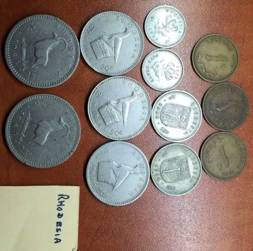 Rhodesia coinage - top conditions - as per pictures - bid per coin