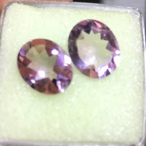 5.60cts - PINK TOURMALINE PAIR - OVAL CUT - TOP MID PINK COLOR - PAIR - BID PER STONE- 2 AVAIL.