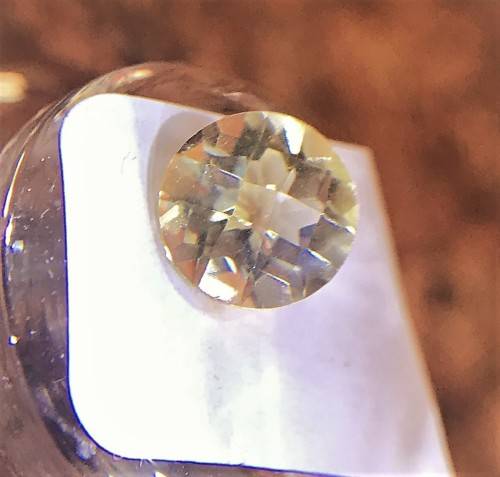 1.870cts IMPERIAL TOPAZ - ROUND BRILLIANT *VVS* THE BEST CUT I SEEN *PERFECT CUT & SHINE* EXC POLISH