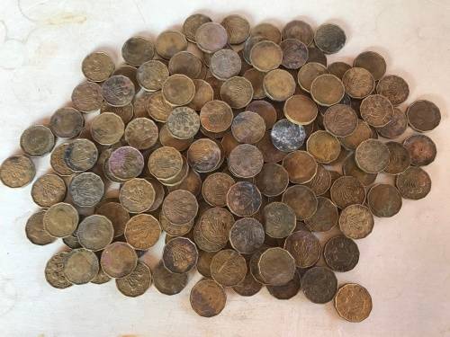 BULK 1.79kg -1937 to 1967 BRITISH THREE PENCE COINS- UNC / AU / USED & TONED - 1 BID for all 1.79 KG