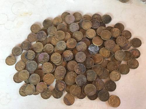 BULK 1.79kg -1937 to 1967 BRITISH THREE PENCE COINS- UNC / AU / USED & TONED - 1 BID for all 1.79 KG