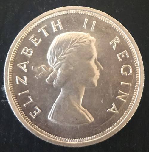 1958 UNION 5 SHILLING - 28.35 grams (high grade)