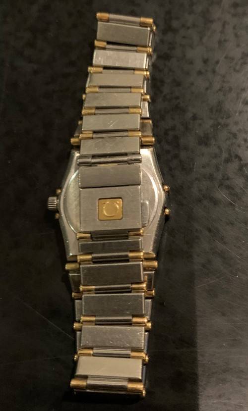 OMEGA CONSTELLATION 18KT GOLD AND S/STEEL - LADIES QUARTZ