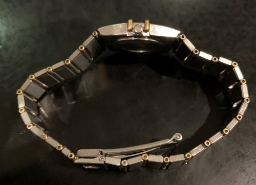 OMEGA CONSTELLATION 18KT GOLD AND S/STEEL - LADIES QUARTZ