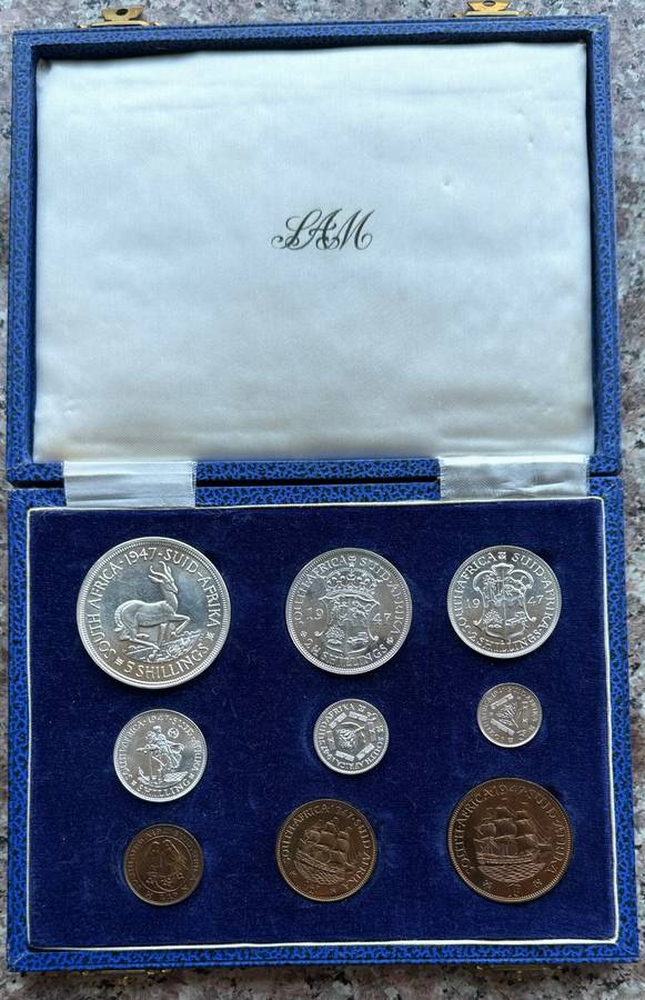 1947 UNION SHORT PROOF SET - SAMINT ISSUE IN ORIGINAL STATE & BOX