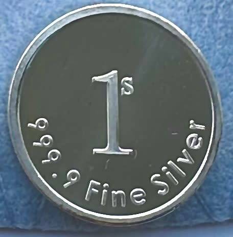 1/10oz SILVER 999.9 FINE - 1 SILVO - CERTIFIED & MINT BAG