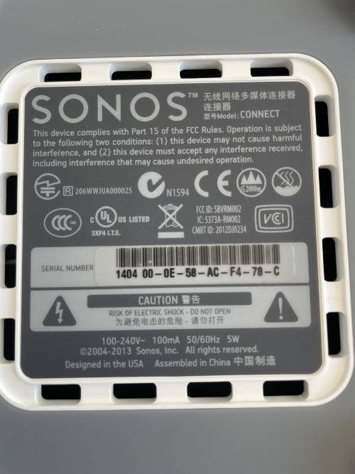 SONOS Connect