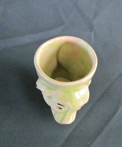 BOILED EGG CUP ROYAL ART POTTERY LONGTON ENGLAND 1950`s PUPPY DOG COMIC CHARACTER!!!