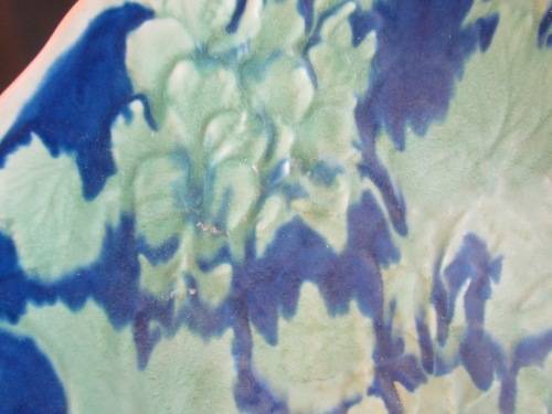 TUNSTALL PLATE=DECORATIVE WALL PLATE=H & K=ENGLAND=Green & Blue=STUNNING PLATE!!!!=1933 - 1942=B