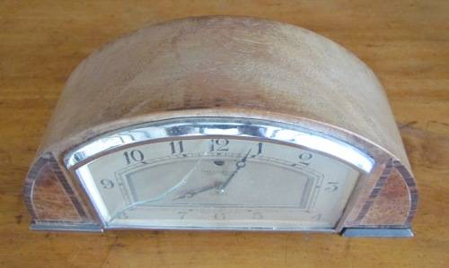 SMITH'S ELECTRIC MANTLE CLOCK=Chas Greg & Son, Johannesburg=Made in Cricklewood England.