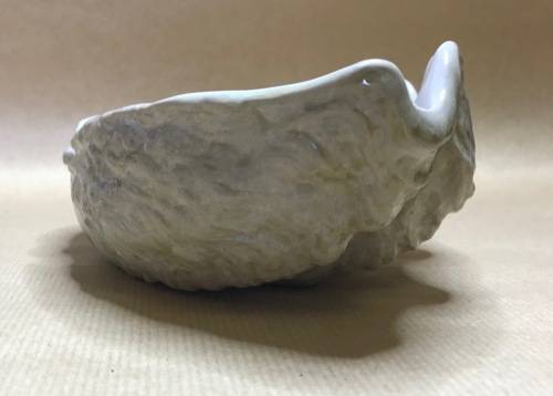 CLAM SHELL BOWL DISH SALAD BOWL SNACK DISH LOCALLY MANUFACTURED - 226mm long.