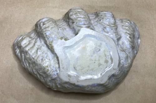 CLAM SHELL BOWL DISH SALAD BOWL SNACK DISH LOCALLY MANUFACTURED - 226mm long.