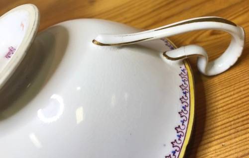 ROYAL WORCESTER=DATES to 1900=TEA TRIO=RARE=119 YEARS OLD!!=2411 PATTERN=FLORAL=FLOWERS=STUNNING!!=H