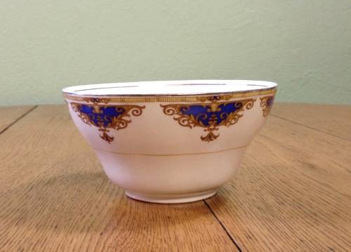 GRINDLEY TEA=JANIQUE PATTERN=MILK/CREAMER=SUGAR=5 TRIOS=17 pieces=1954 on.