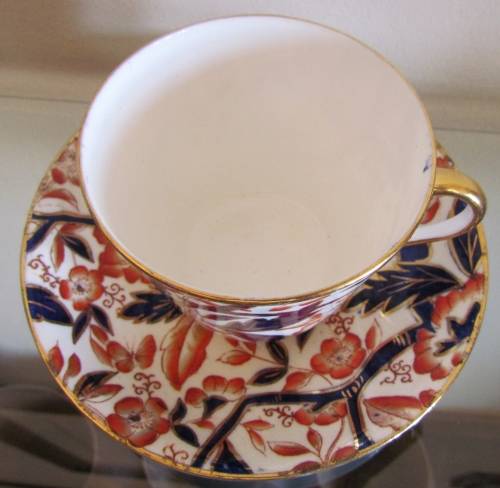 BLOOR DERBY BAMBOO PATTERN (Imari Pallet) 6 huge TEA CUPS & SAUCERS c1830 RARE!! (ROYAL CROWN DERBY)