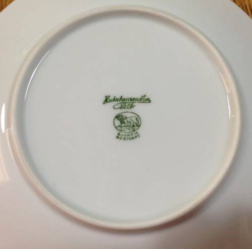 COFFEE SET=HUTSCHENREUTHER=NOBLESSE=BLUE and WHITE=FLOWERS=FLORAL=EGGSHELL THIN PORCELAIN=21 piece.