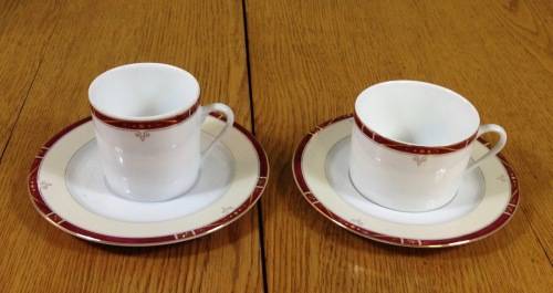 DINNER SERVICE=LIMOGES=SCALA RUBIS=PHILIPPE DESHOULIERES=10 place setting=101 piece=MAGNIFICENT!!!!!