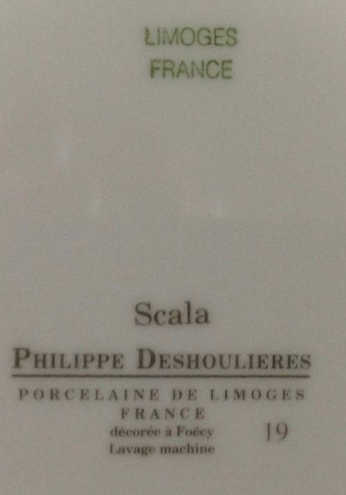 DINNER SERVICE=LIMOGES=SCALA RUBIS=PHILIPPE DESHOULIERES=10 place setting=101 piece=MAGNIFICENT!!!!!