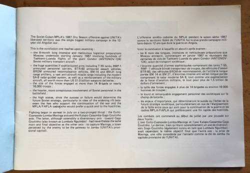 THE EVIDENCE LOMBA-KANAGE 1987 JAMBA ANGOLA 14 November UNITA CUITO CUANAVALE CASSAMBA MPLA SAVIMBI