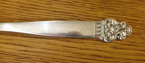 SILVER PLATED SAUCE / GRAVY LADLE=EPNS=T.H. MARTHINSEN=NORWAY.