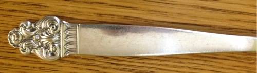 SILVER PLATED SAUCE / GRAVY LADLE=EPNS=T.H. MARTHINSEN=NORWAY.