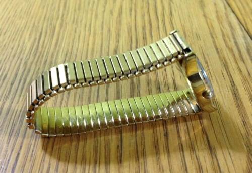 WATCH HALLMARK LADIES Wristwatch ALLOY COLLECTION QUARTZ STAINLESS STEEL GOLD PLATED? JAPAN MOVT.