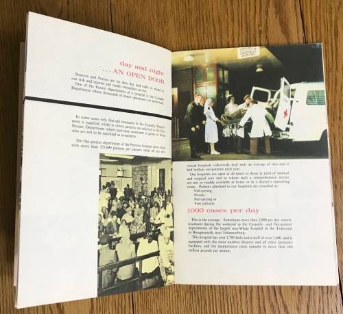 TRANSVAAL and its general activities SERVICE to our fellow-men 1960 BOOKLETS 50 YEARS UNION