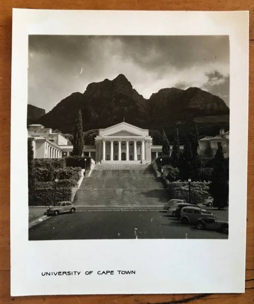 CAPE TOWN PHOTOGRAPHS x 12=BLACK and WHITE=MINIATURE=62mm x 75mm=Each with Printed Description!!!