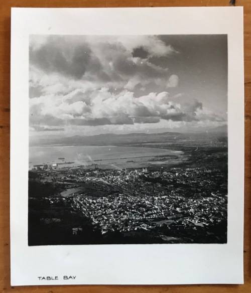 CAPE TOWN PHOTOGRAPHS x 12=BLACK and WHITE=MINIATURE=62mm x 75mm=Each with Printed Description!!!