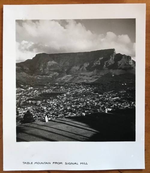 CAPE TOWN PHOTOGRAPHS x 12=BLACK and WHITE=MINIATURE=62mm x 75mm=Each with Printed Description!!!