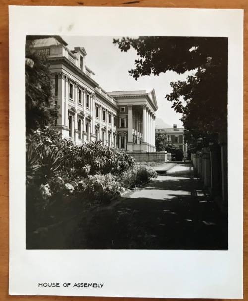 CAPE TOWN PHOTOGRAPHS x 12=BLACK and WHITE=MINIATURE=62mm x 75mm=Each with Printed Description!!!