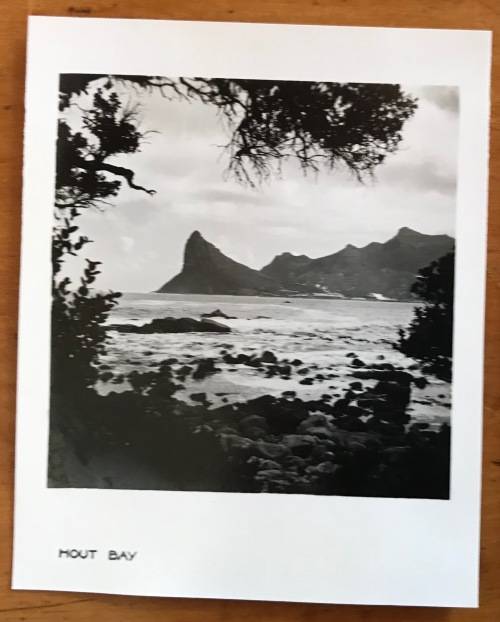 CAPE TOWN PHOTOGRAPHS x 8=BLACK and WHITE=MINIATURE=64mm x 75mm=Each with Printed Description!!!