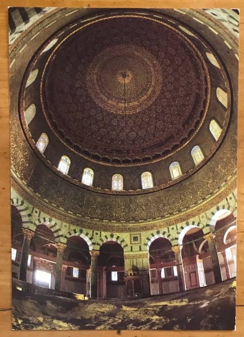 POSTCARDS x 4 POST CARDS ISRAEL CHURCHES DOME of the ROCK GETHSEMANE ANNUNCIATION NATIVITY.