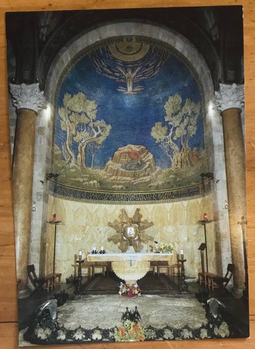 POSTCARDS x 4 POST CARDS ISRAEL CHURCHES DOME of the ROCK GETHSEMANE ANNUNCIATION NATIVITY.