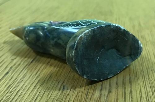 THE OWL and THE BEAR!!! OWL made with STONE AGATE? FOSSILS in the AGATE? STUNNING ITEM!!!