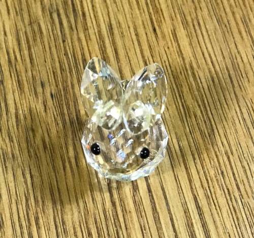 RABBIT BUNNY CRYSTAL SMALL POSSIBLY SWAROVSKI?