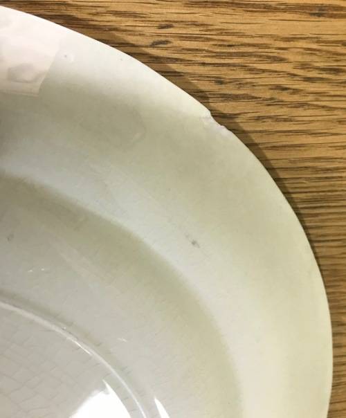 BELLE FIORI FISH ENTREE PLATE WOOD and SONS HAND PAINTED ENGLAND FLOWERS BELLE FIORE FLOWERS FLORAL.