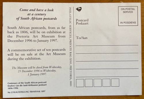 South African Postcard Exhibition Pretoria Art Museum Dec 1996 to Jan 1997 Cattle Cows