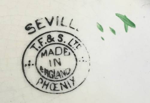 THOMAS FORESTER & SONS LIMITED SCARCE ART DECO SEVILLE VASE 1925+ PHOENIX ENGLAND EARTHENWARE LARGE!