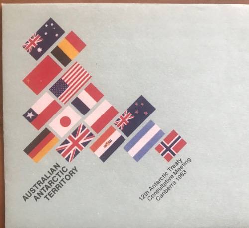 AUSTRALIAN ANTARCTIC TERRITORY MAWSON FDC 1983 12th TREATY CONSULTATIVE MEETING CANBERRA AUSTRALIA