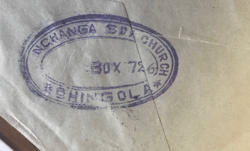 ZAMBIA COVERS x 2 1975 CHINGOLA NCHANGA SDA CHURCH 1983 WILDLIFE STRIPED POLECAT FDC ZORILLA AIRMAIL