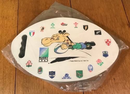 1995 WORLD CUP RUGBY SPECTATORS CUSHION NEW STILL IN WRAPPING!