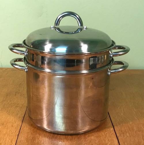 PASTA POT 18/8 STAINLESS STEEL @HOME - LARGE!!! Spaghetti Fettuccine Penne.....